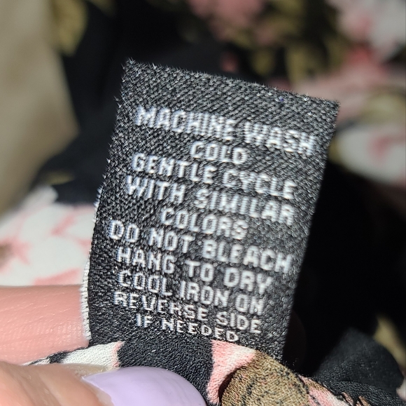 New Xl Women's Flower Print Blouse - Picture 6 of 6